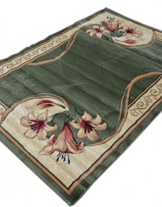 Синтетический ковер Hand Carving 0613 d.green-cream - высокое качество по лучшей цене в Украине.